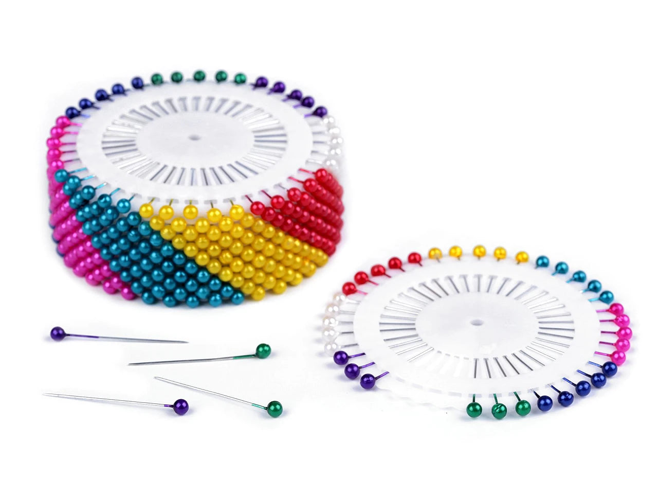 Épingles à tête de couleur