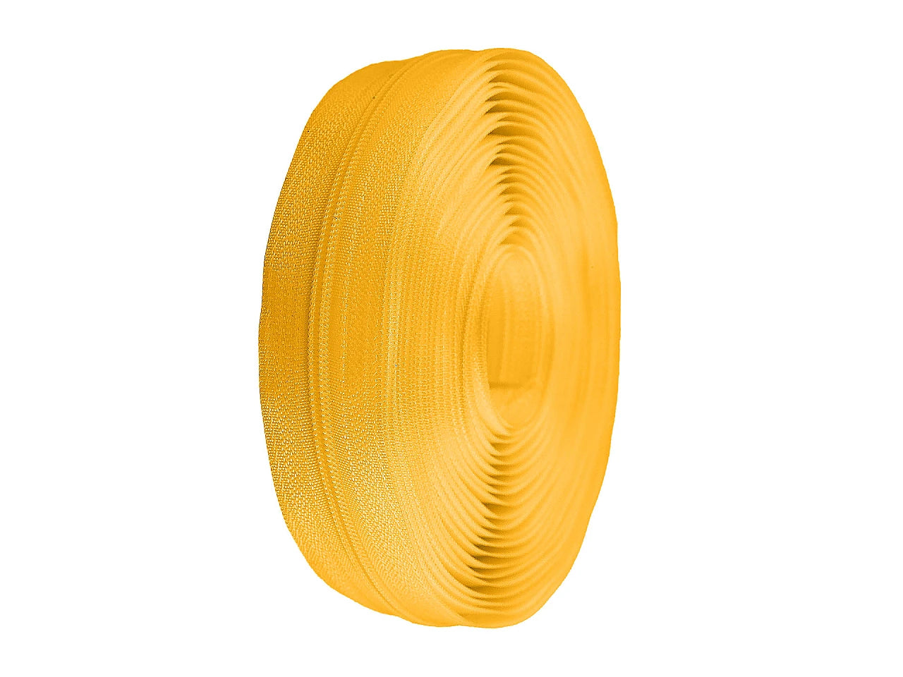 Fermeture au mètre 3 mm spirale jaune provençal