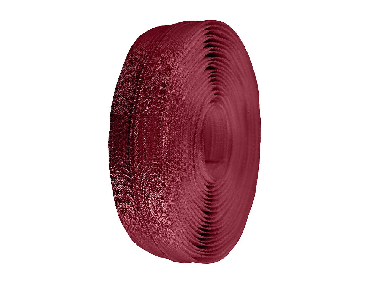 Fermeture au mètre 3 mm spirale bordeaux