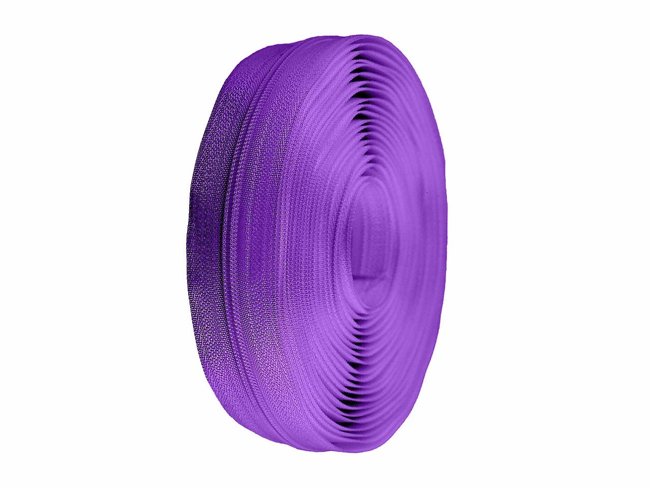 Fermeture au mètre 3 mm spirale violet