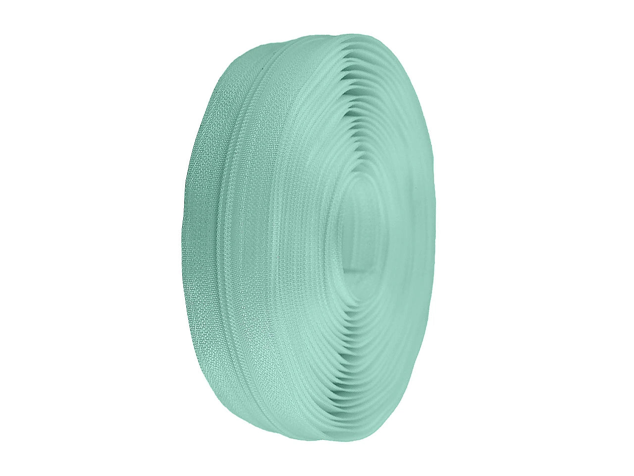 Fermeture au mètre 3 mm spirale vert d'eau