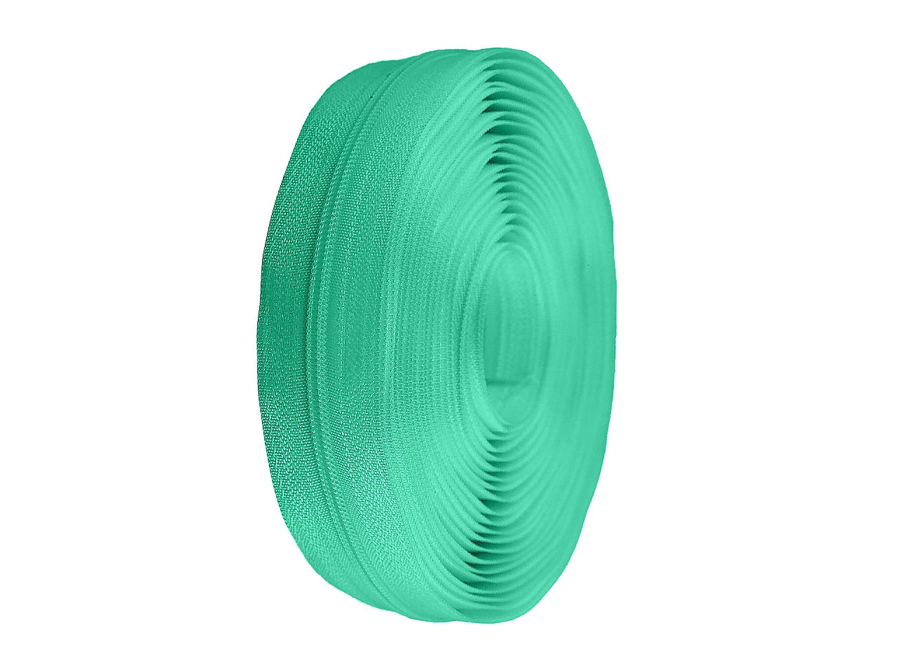 Fermeture au mètre 3 mm spirale vert menthe