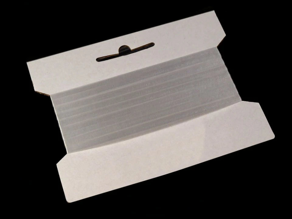 Élastique silicone transparent 20 m