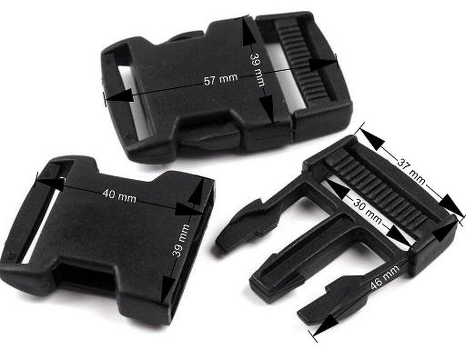 Boucle de sacoche 30 mm