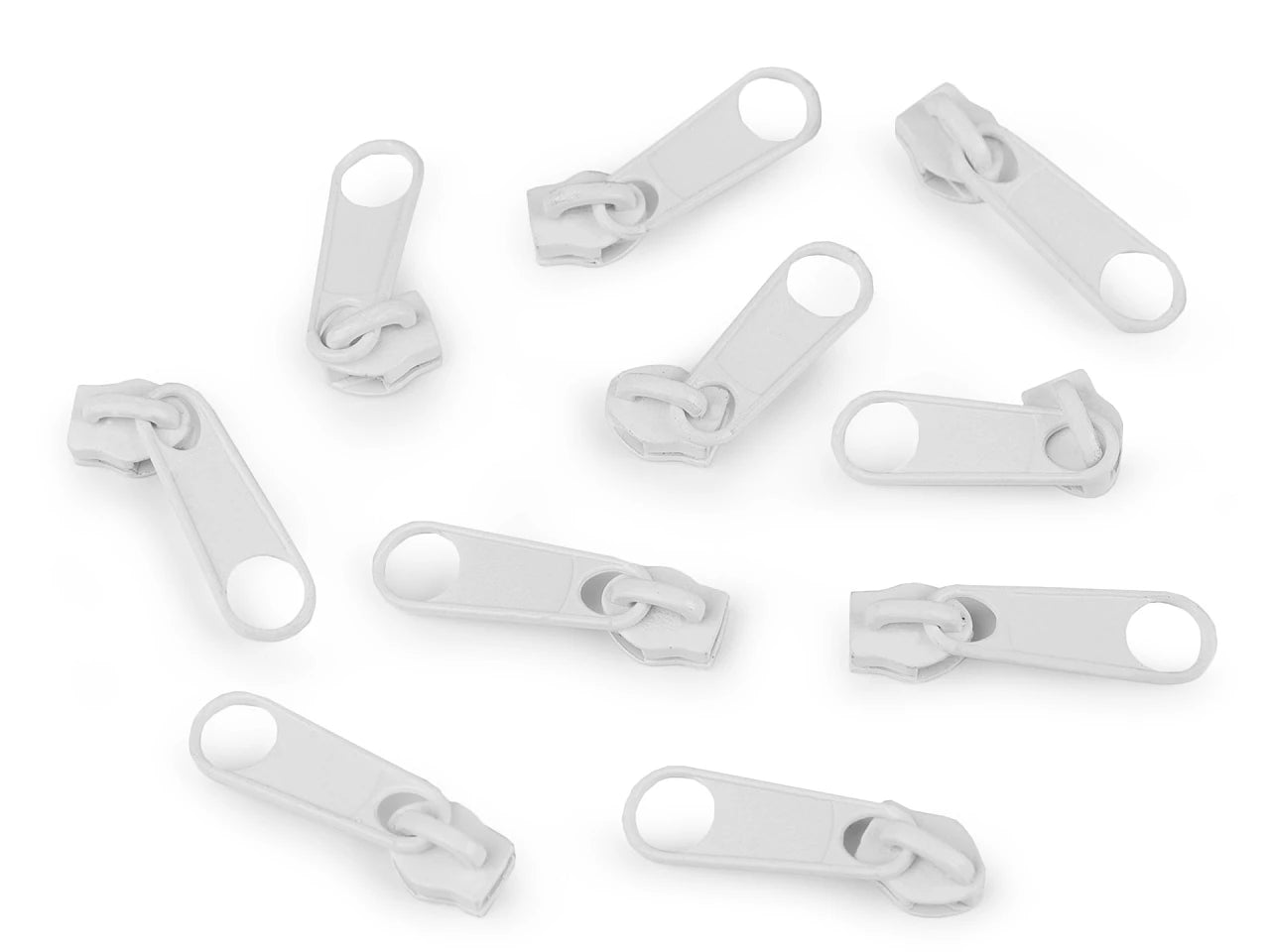 Curseur 5 MM spirale couleur blanc