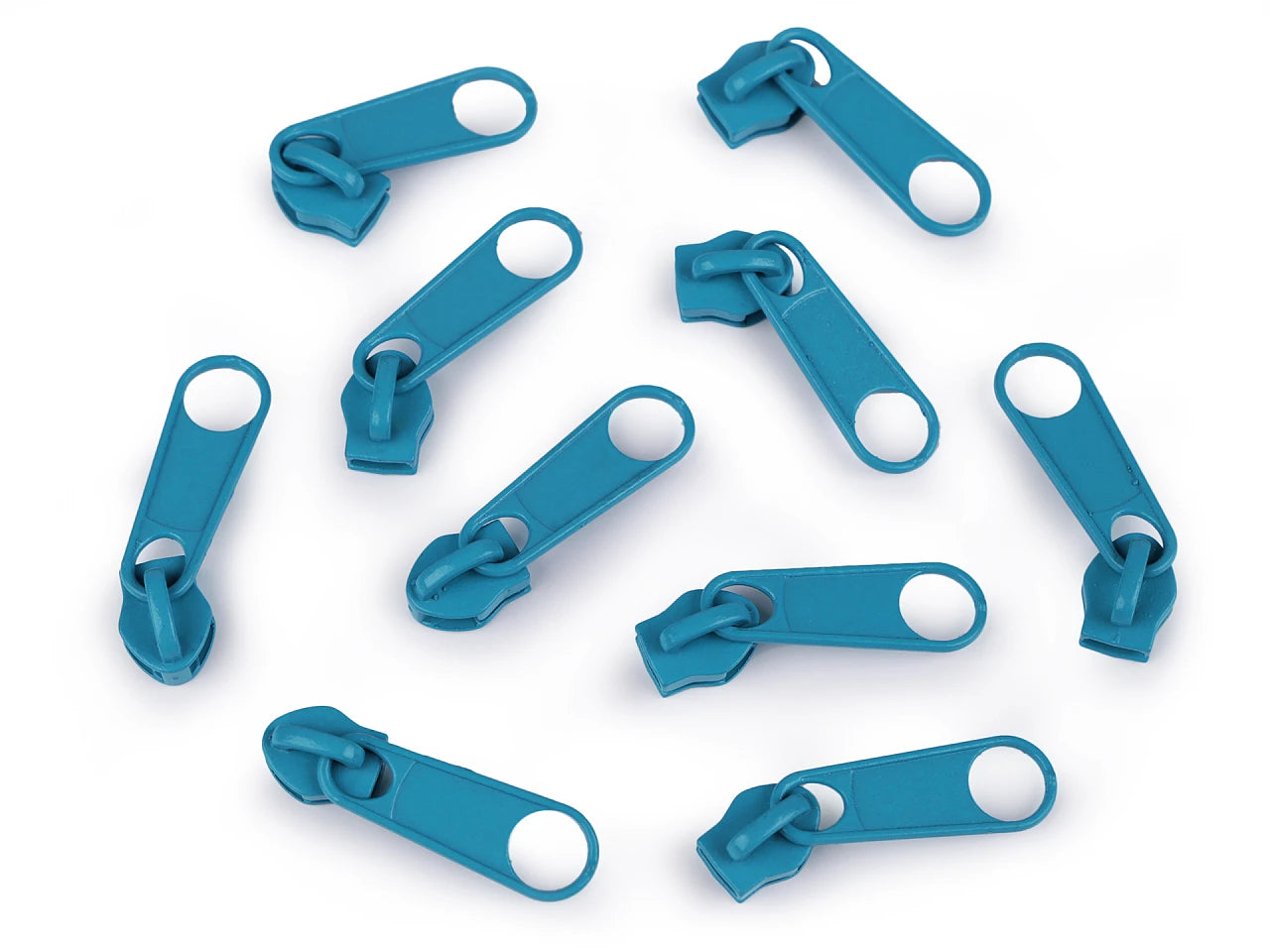 Curseur 5 MM spirale couleur turquoise