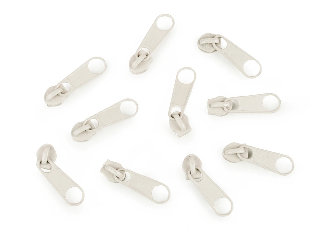 Curseur 3 MM spirale écru