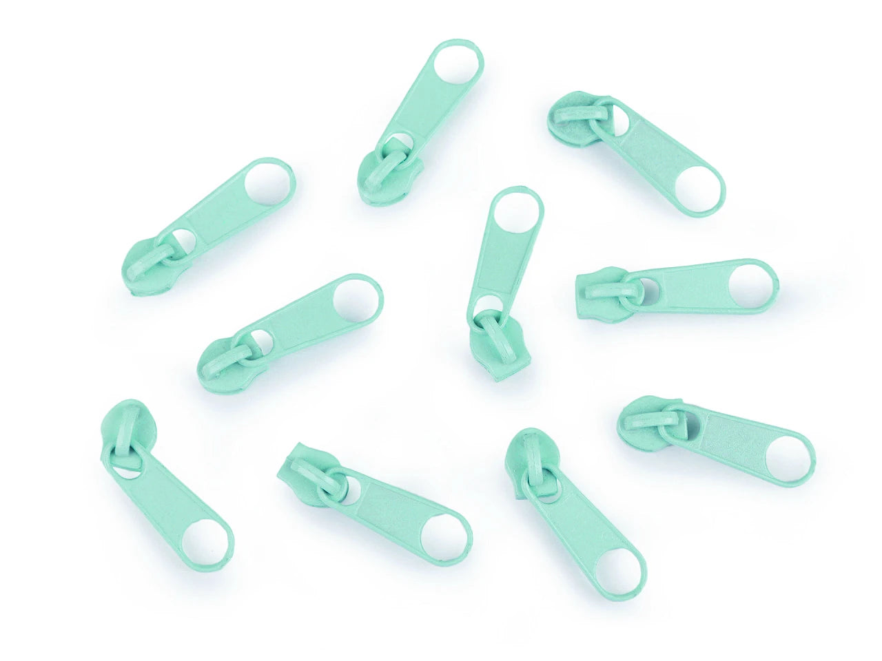 Curseur 3 MM spirale vert d'eau