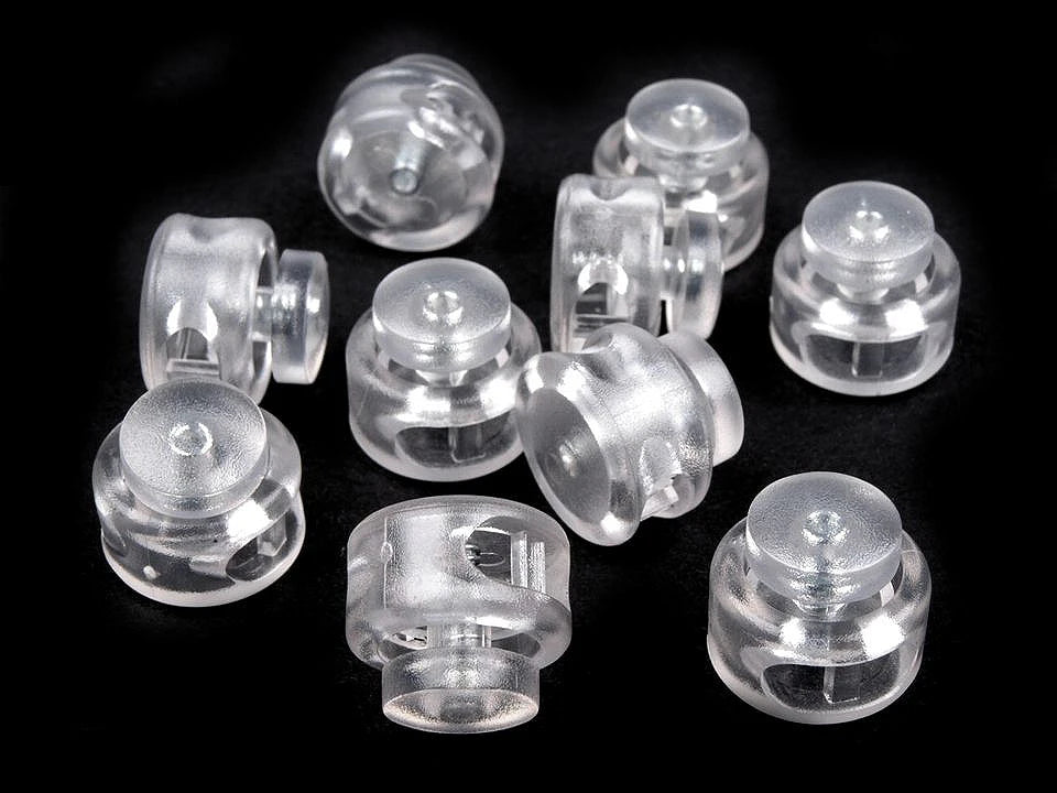 Stop cordon rond deux trous 13x15 mm