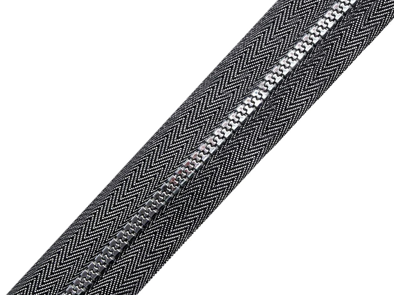 Fermeture au mètre argent ou or 5 mm