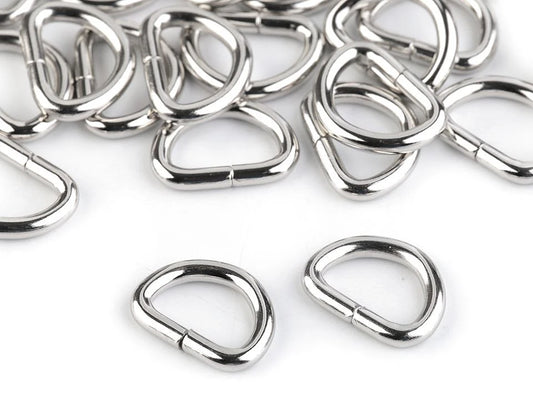 Anneaux D en métal 15 mm