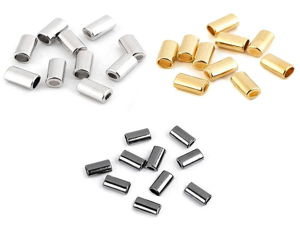 Embout de cordon en métal 8x14 mm