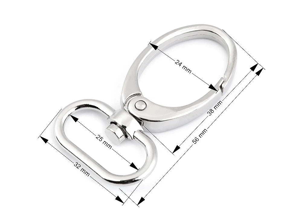 Mousqueton rond 25 MM