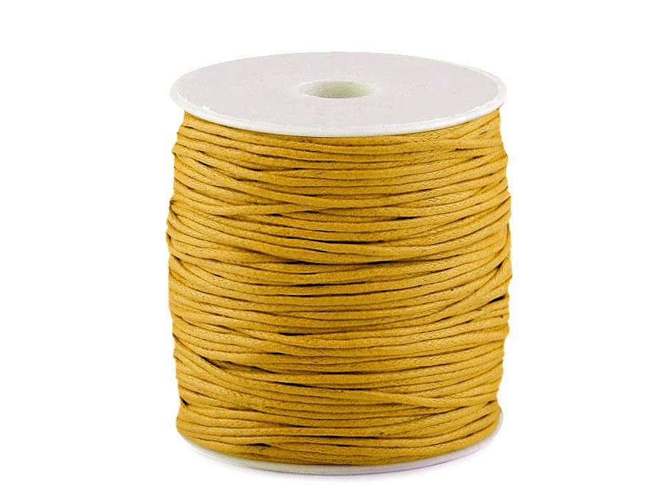 Cordon coton ciré 1,8 mm 90 mètres