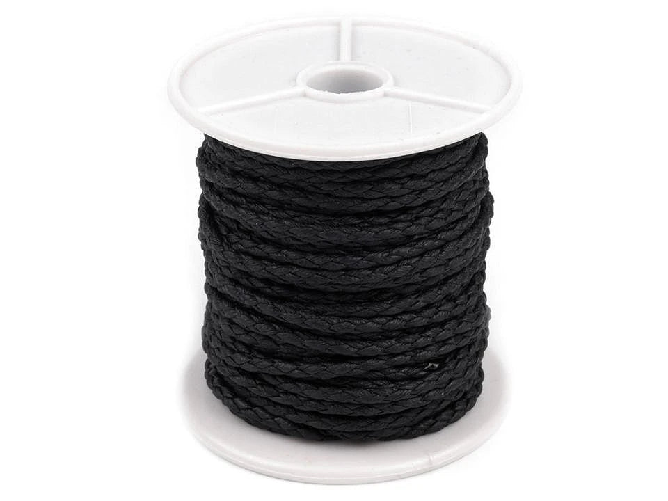 Cordon en simili cuir 3 mm