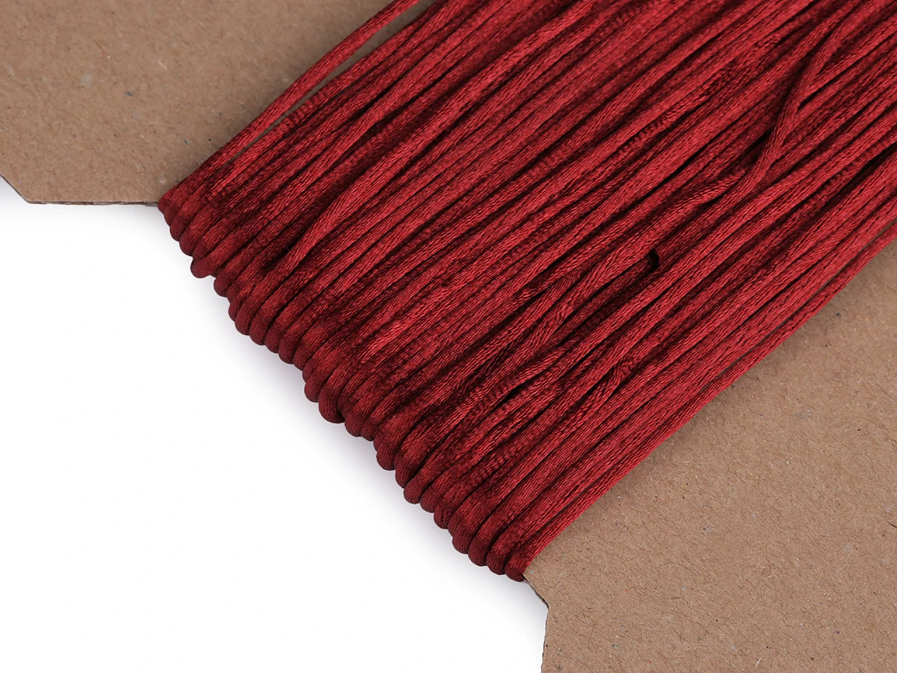 Cordon satin 1 mm 25 mètres