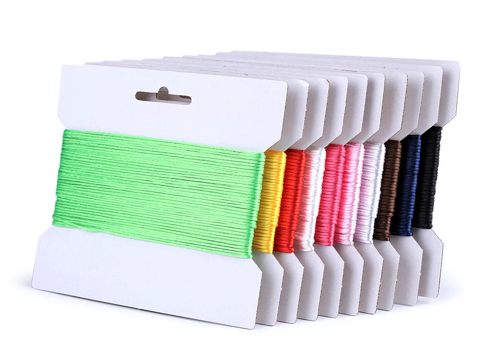 Cordon satin 1 mm 25 mètres
