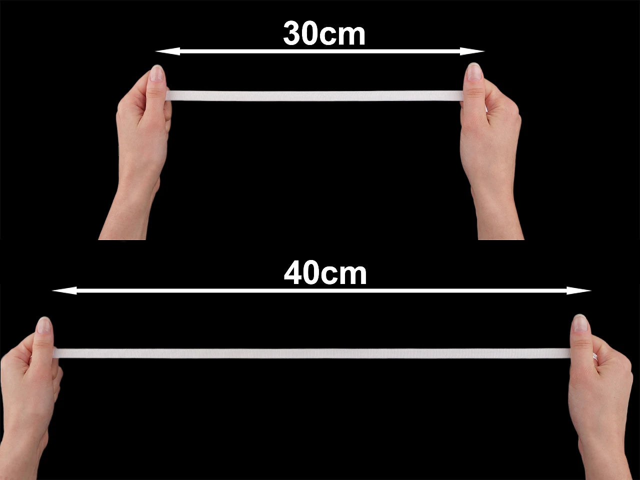 Élastique gros grain 10 mm