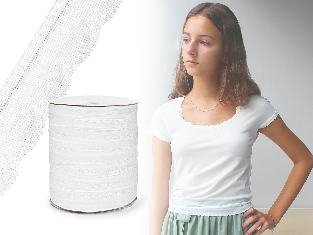 Élastique lingerie souple 11 mm