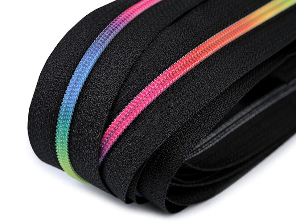 Fermeture au mètre multi couleur 3 mm