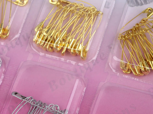 Épingles à nourrice assortie