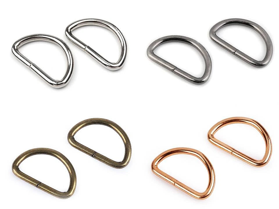 Anneaux D en métal 30 mm