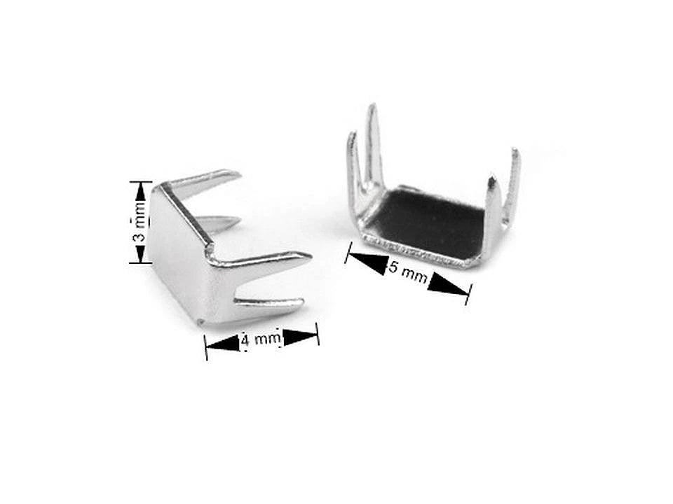 Arrêt de fermeture à glissière 3 mm
