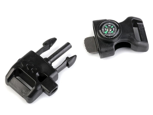 Boucle de sacoche avec boussole