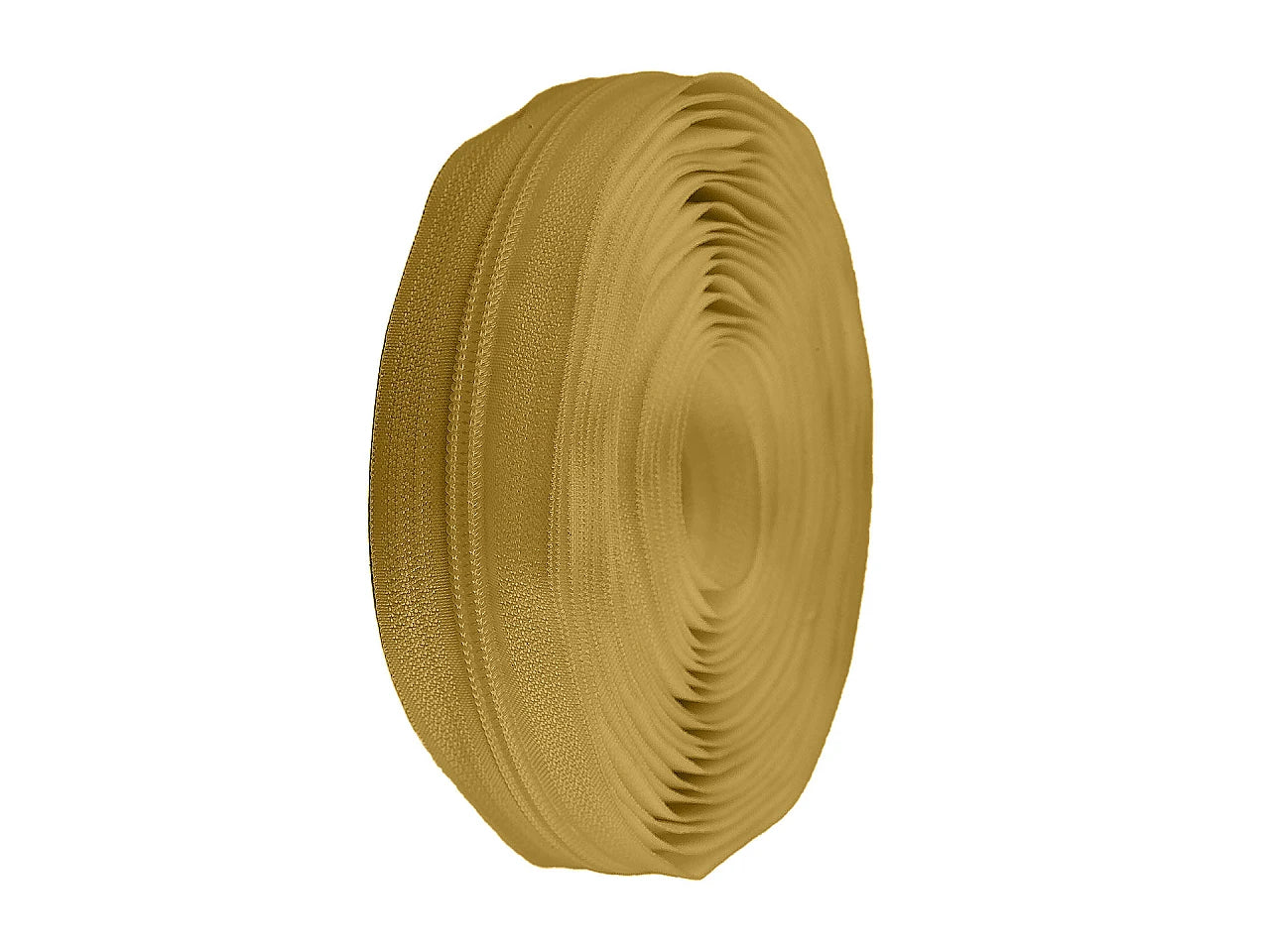 Fermeture au mètre 5 MM moutarde