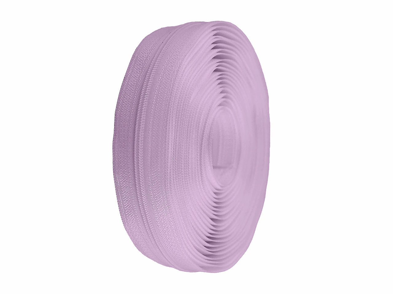 Fermeture au mètre 3 mm spirale parme