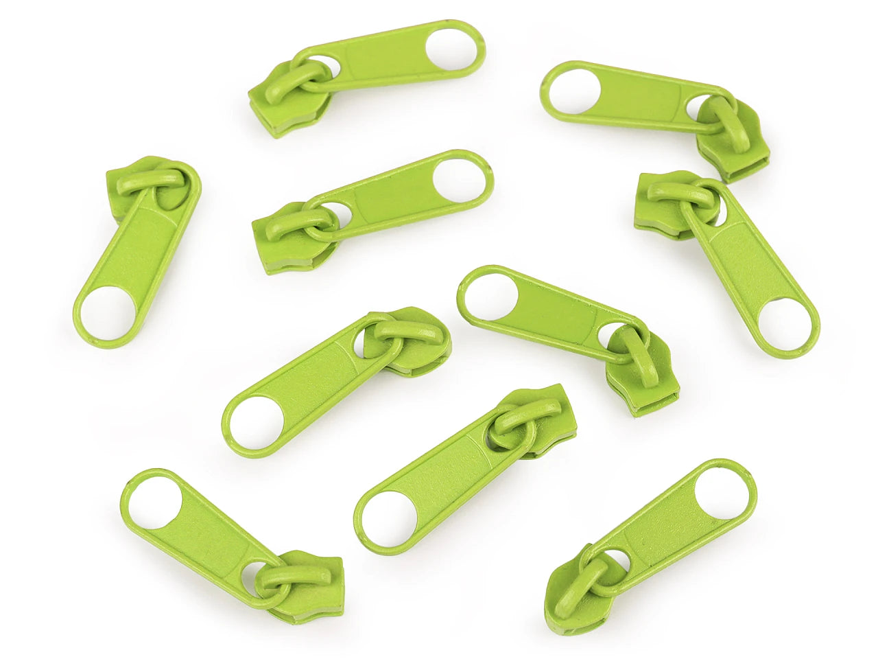 Curseur 5 MM spirale couleur vert anis