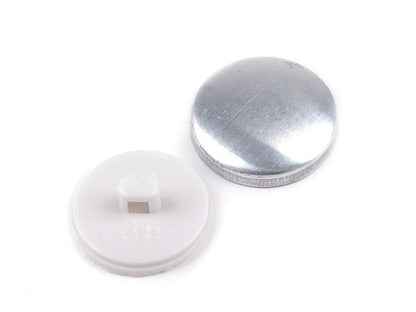 Bouton à recouvrir
