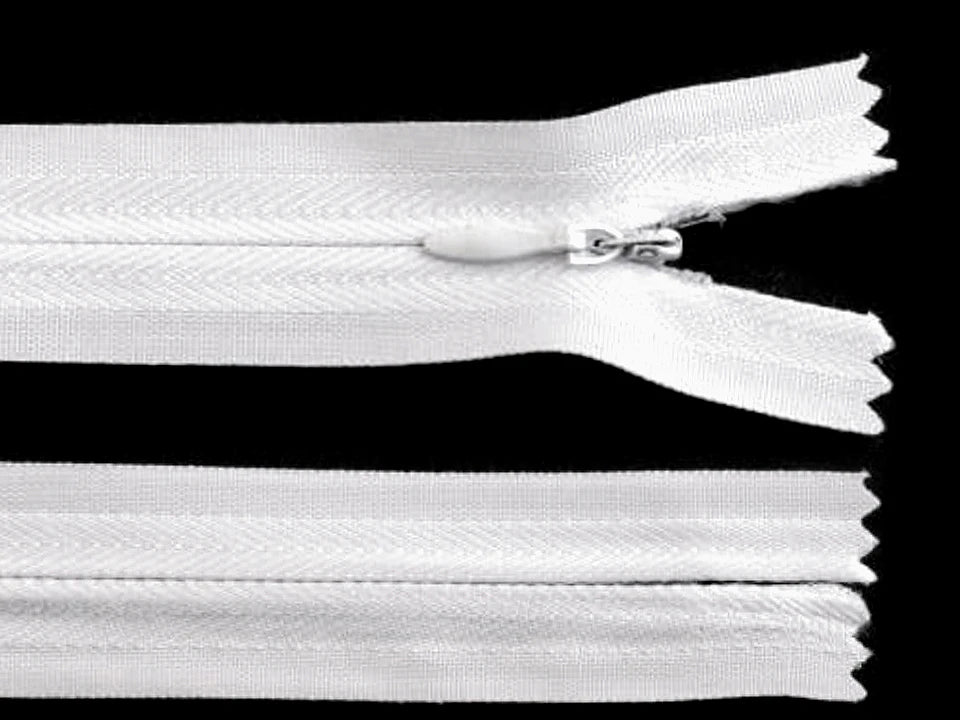 Fermeture à glissière invisible du 30 au 60 cm