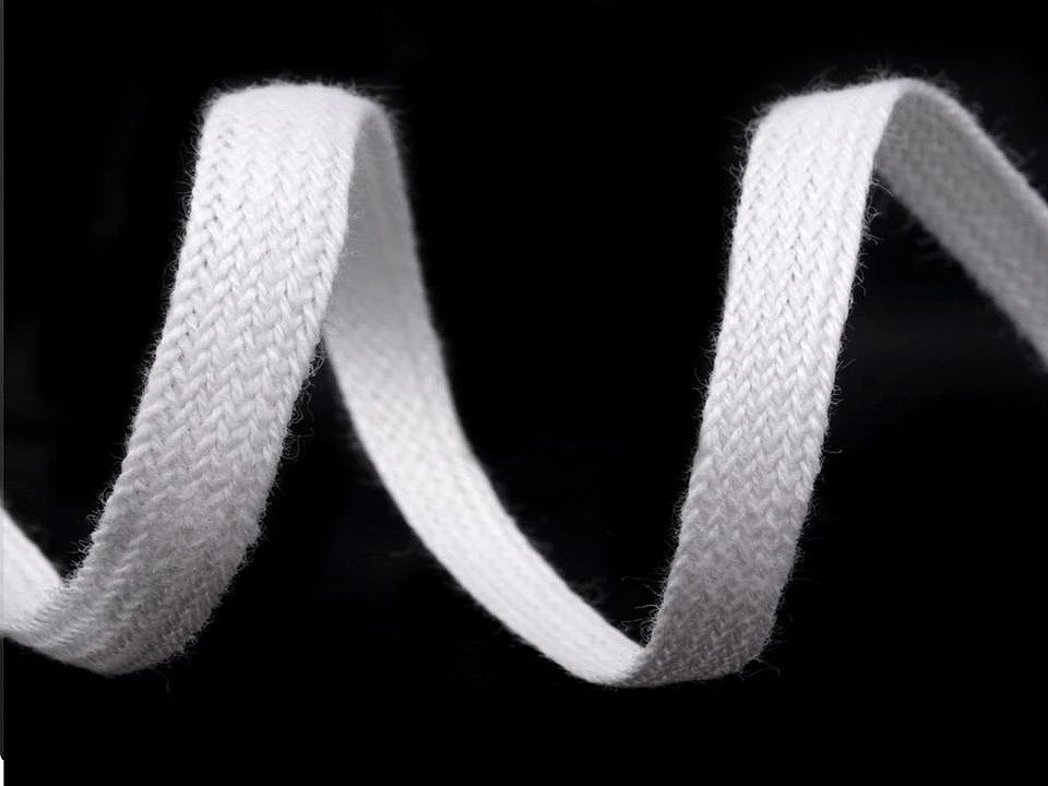 Sergé coton blanc 5 mm