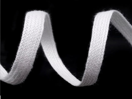 Sergé coton blanc 5 mm