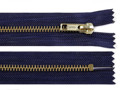 Fermeture jeans en métal de 10cm à 20 cm