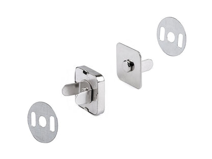 Bouton magnétique carré