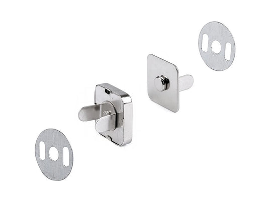 Bouton magnétique carré