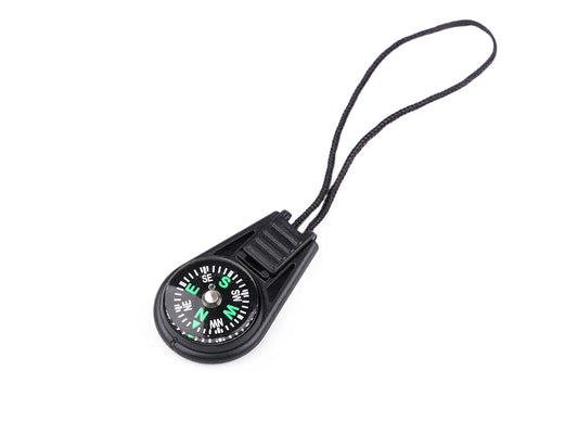 Lacet avec boussole pour curseur de fermeture à glissière
