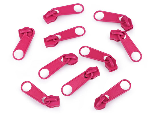 Curseur 5 MM spirale couleur rose fuchsia