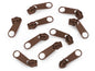 Curseur 5 MM spirale couleur marron